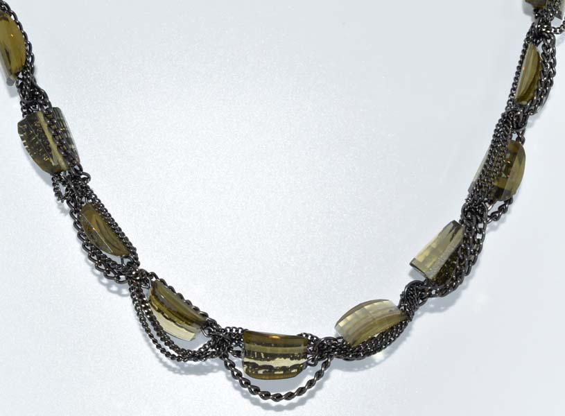 Talbots Beaded Chain Link Necklace (1 of 2)