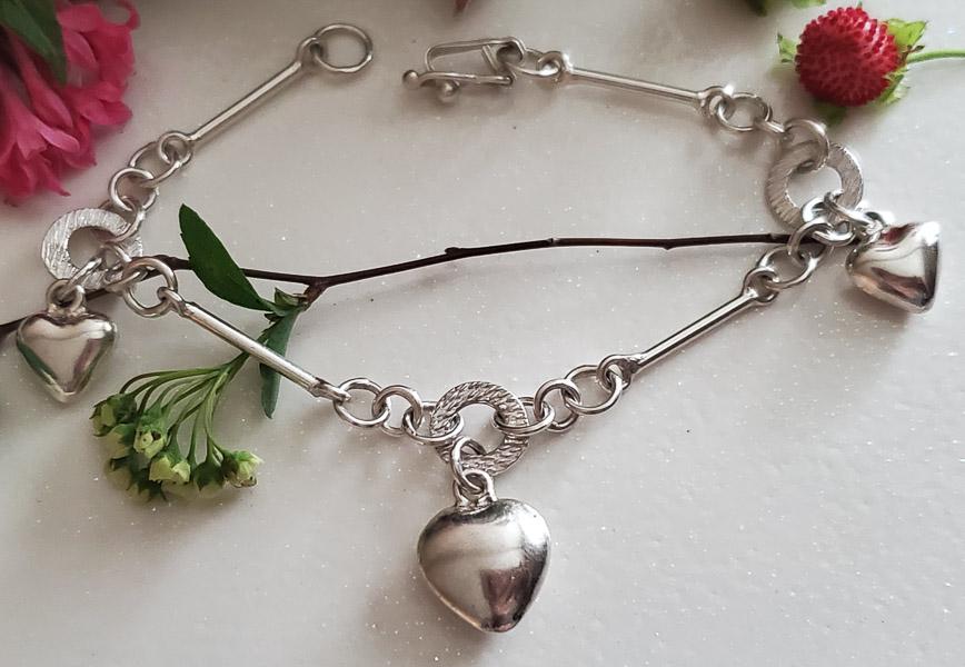 950 Silver Charm Bracelet (1 of 4)