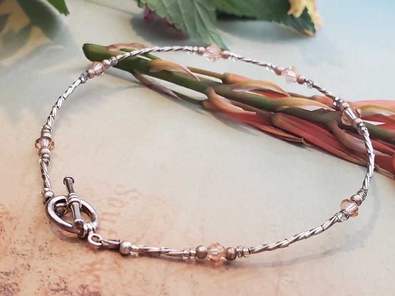 Sterling Silver Beaded Bracelet (1 of 3)