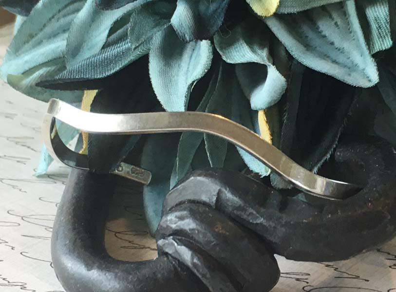 Sterling Silver Wave Cuff Bracelet (1 of 5)