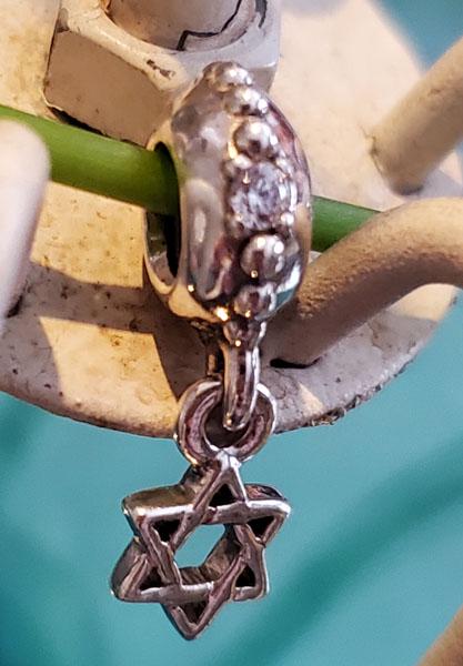 Sterling Silver Star of David Charm (1 of 4)