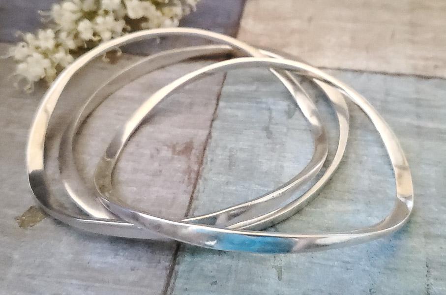 Sterling Silver Bracelet Set (1 of 4)