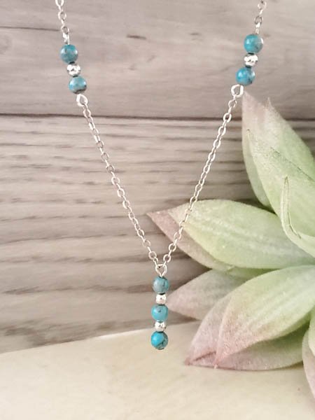 Sterling Silver Beaded Necklace (1 of 5)