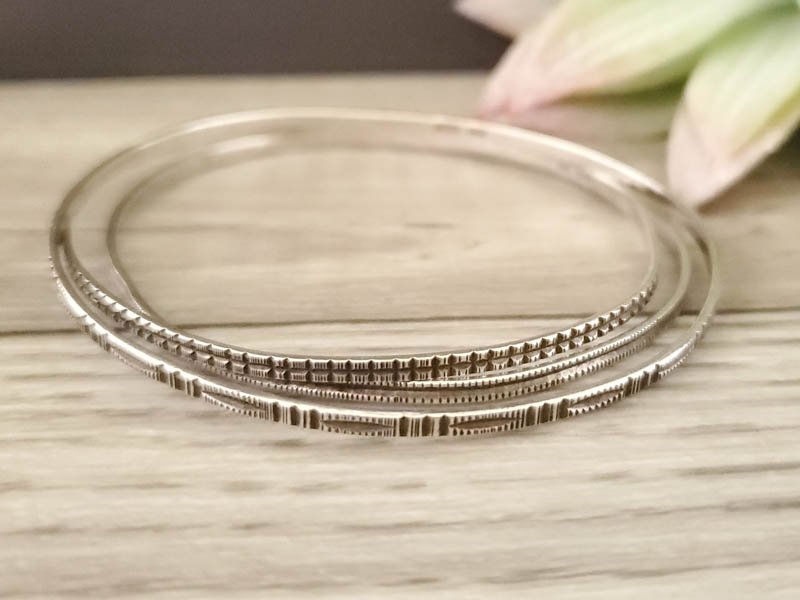Sterling Silver Bangle Set (1 of 5)