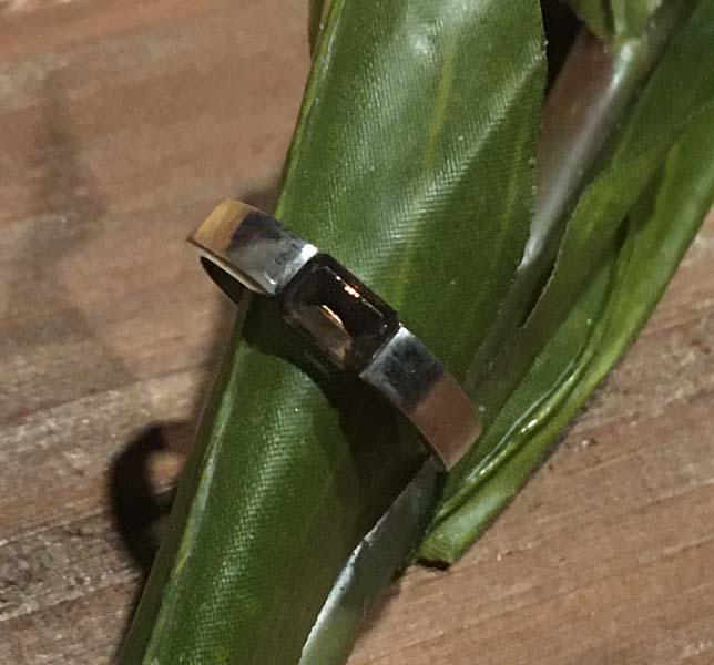 Sterling Silver Smoky Quartz Ring Sz 6.25 (1 of 2)
