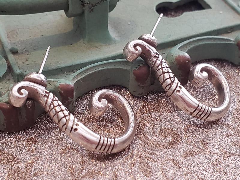 Silver Tone Earrings (1 of 3)