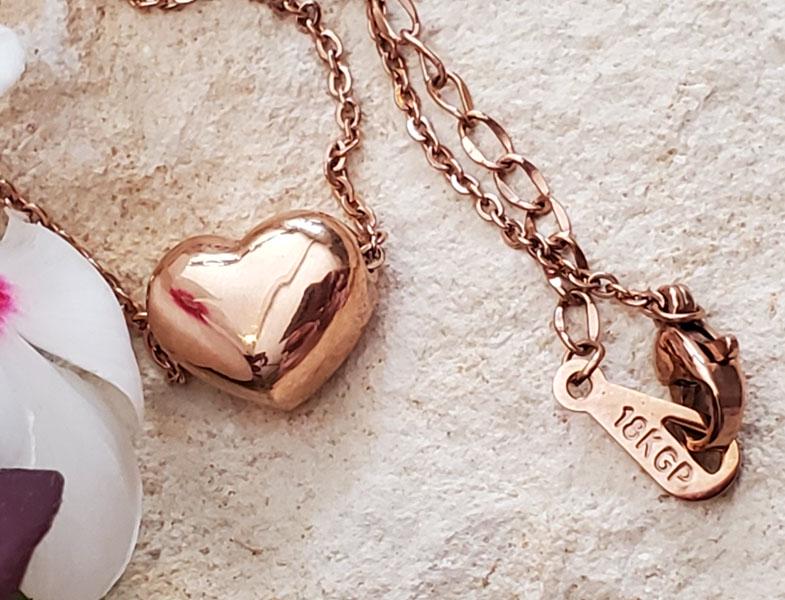 18k Rose Gold Plated Necklace (1 of 5)