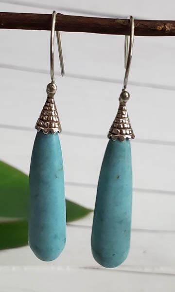 Sterling Silver Turquosie Earrings (1 of 3)