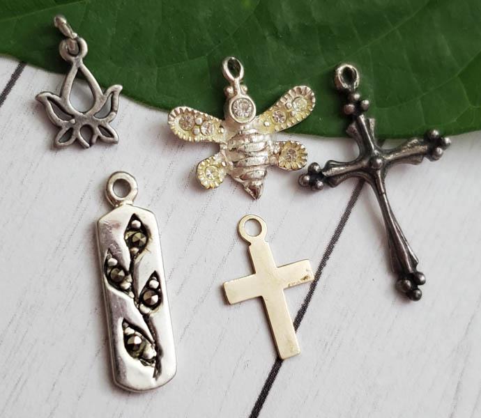 Sterling Silver Small Charm Lot (1 of 3)