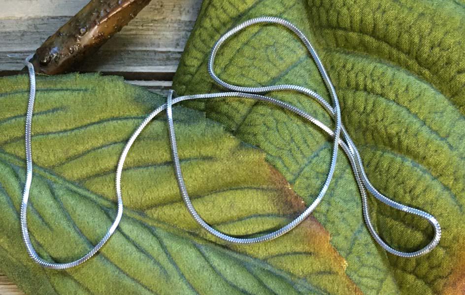 Sterling Silver Snake Chain Necklace (1 of 3)