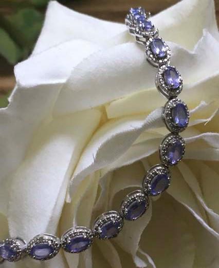 KRN Sterling Silver Tennis Bracelet: Item Details: sterling silver tennis bracelet | Measurement: 7 inch length, 5.6mm width | Hallmarks & Stamps: 925 KRN| Weight in grams: 11.7 grams | Shipping Time: Usually 2-5 Business Days | Shipping