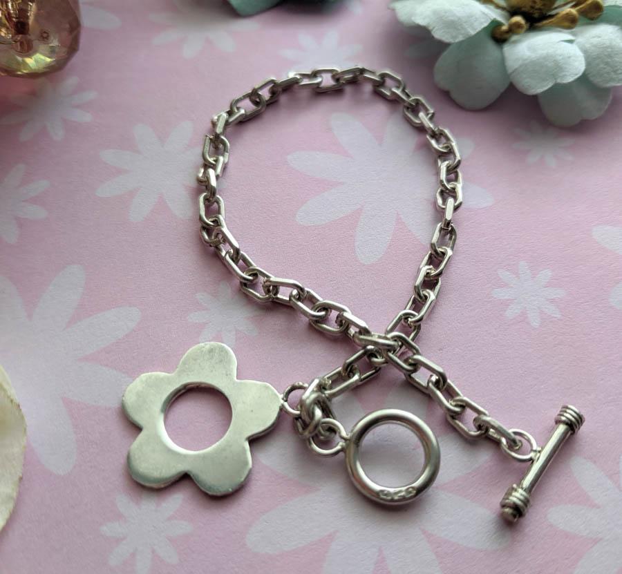 Sterling Silver Charm Bracelet (1 of 4)