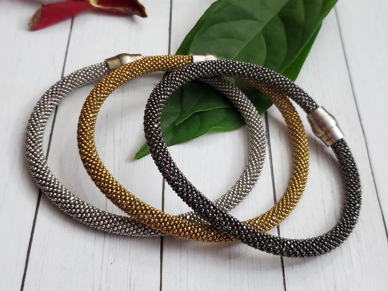 Sterling Silver Bracelet Set of 3 (1 of 5)