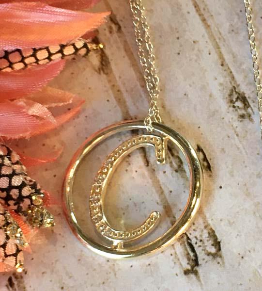 Sterling Silver Initial Necklace (1 of 3)