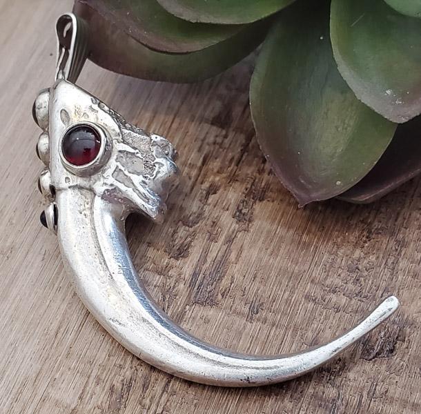 Sterling Silver Alien Pendant (1 of 5)