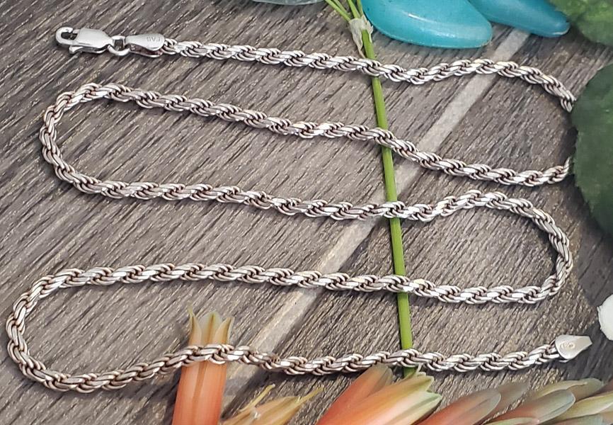 Sterling Silver Rope Chain (1 of 4)