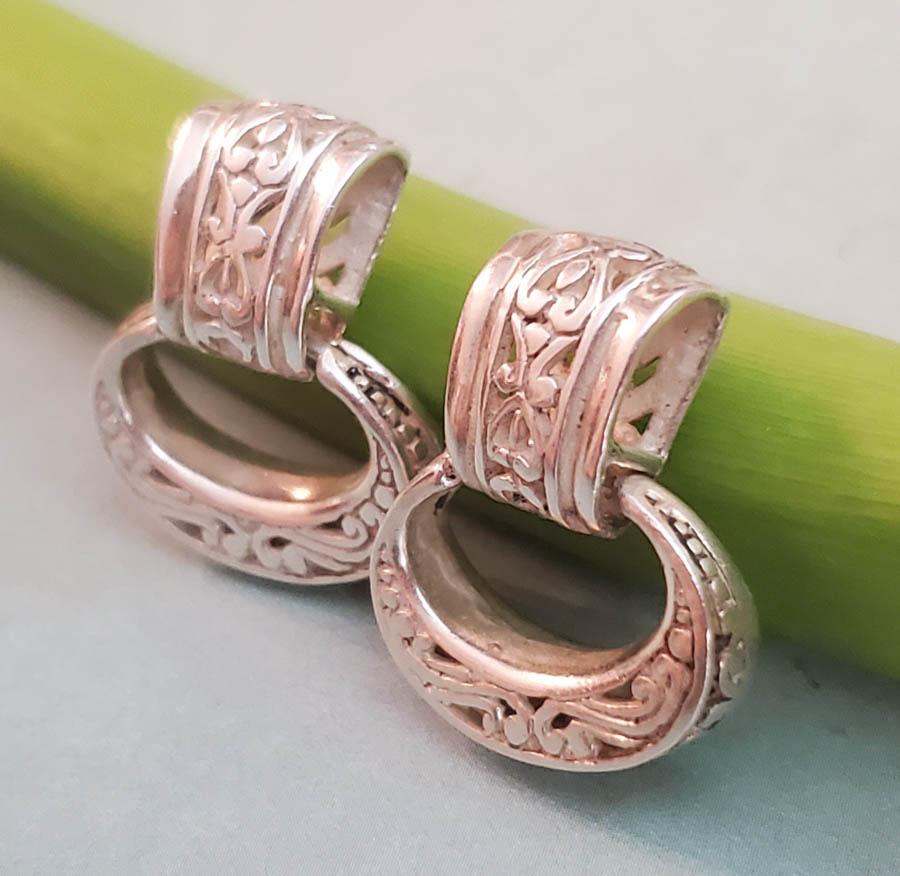 Sterling Silver Door Knocker Earrings (1 of 4)