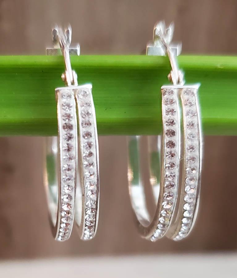 Sterling Silver Jordon Earrings (1 of 4)
