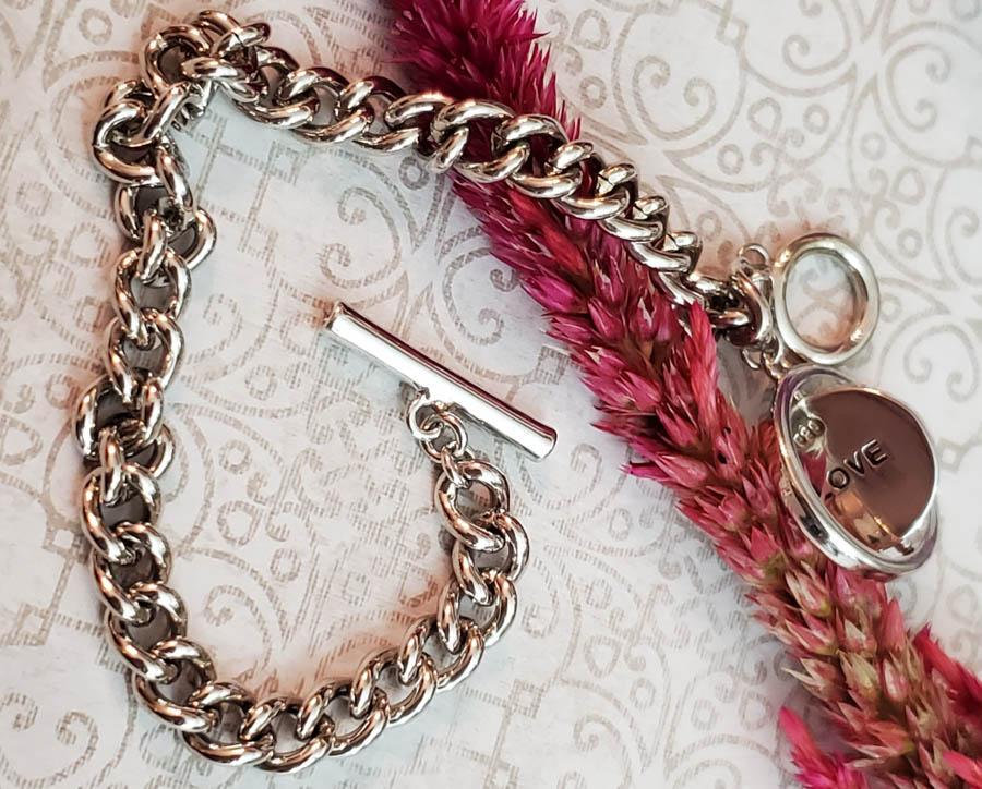 Heart Charm Toggle Bracelet (1 of 4)