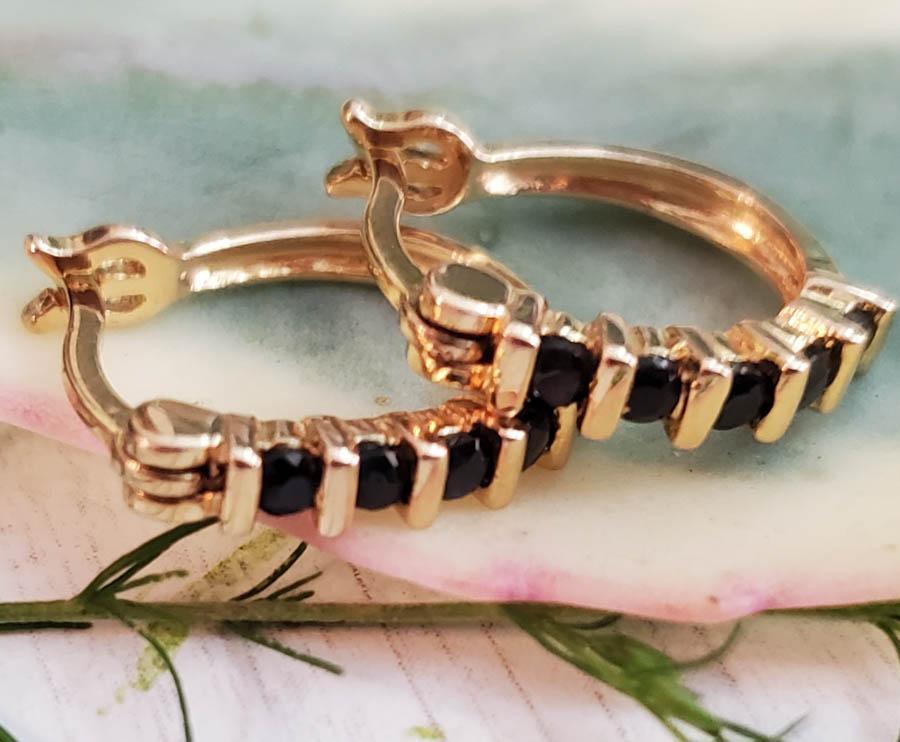 Sterling Silver Spinel Earrings (1 of 4)