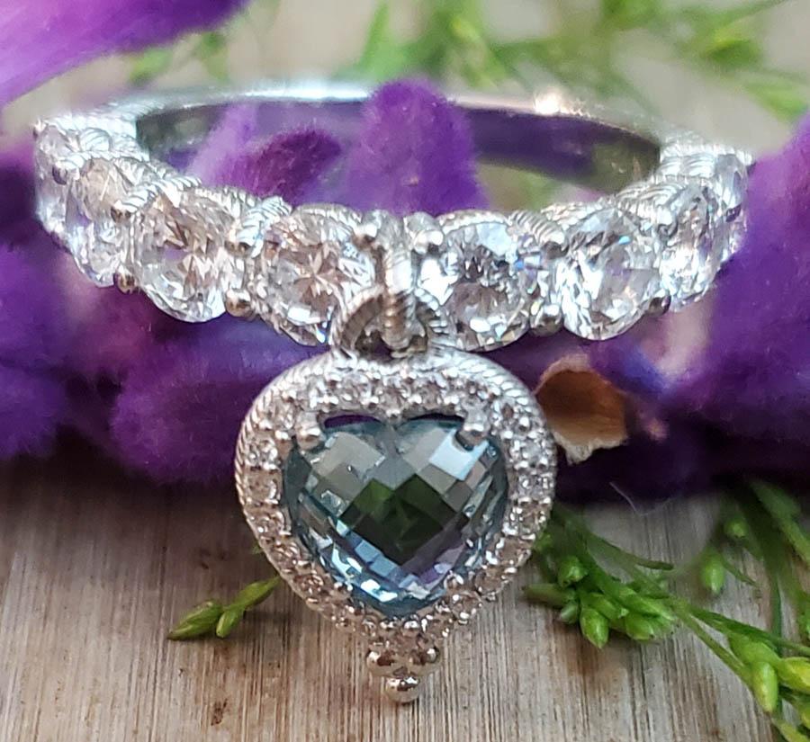 JUDITH RIPKA Sterling Silver Ring Sz 7 (1 of 7)