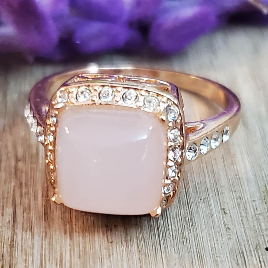 18k Gold Plated Ring Sz 9 (1 of 4)