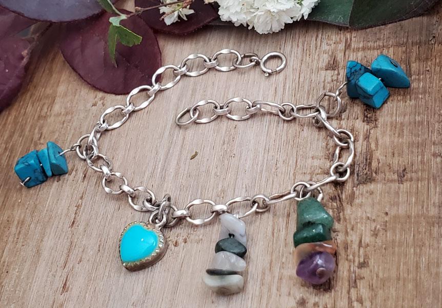 Sterling Silver Charm Bracelet (1 of 4)