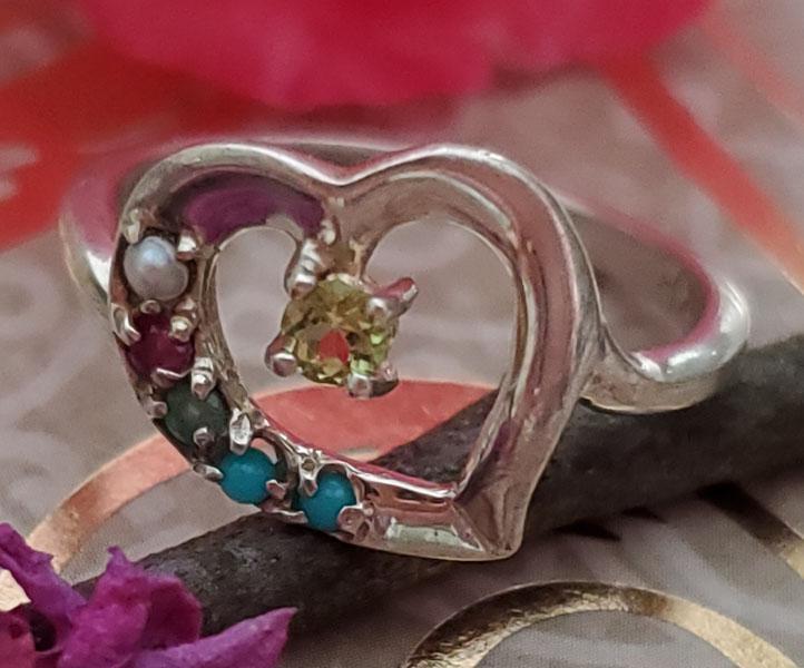 Lenox Sterling Silver Ring sz 7.75 (1 of 4)