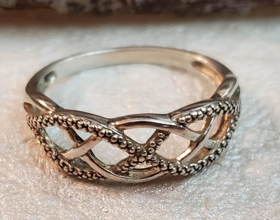 Sterling Silver Ring Sz 9.75 (1 of 5)