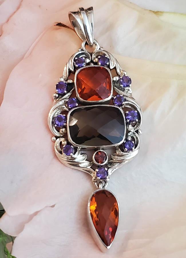 NICKY BUTLER Multi Gemstone Pendant (1 of 6)