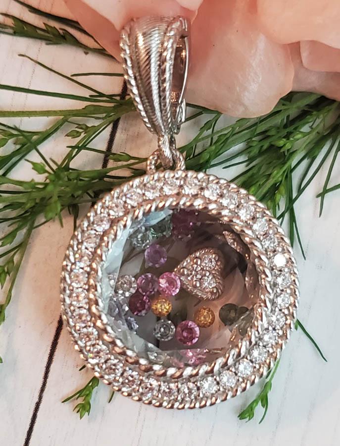 JUDITH RIPKA Sterling Silver Pendant (1 of 3)