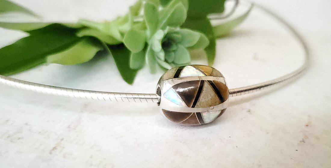 Sterling Silver Multi Stone Necklace (1 of 5)