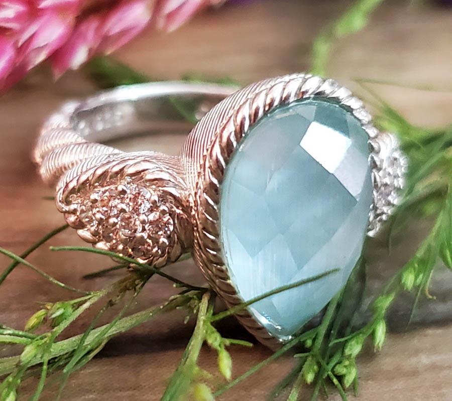 JUDITH RIPKA Sterling Silver Ring Sz 7 (1 of 6)