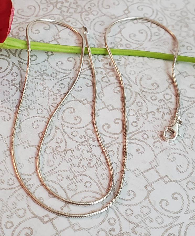 Italy Sterling Silver Snake Chain (1 of 3)