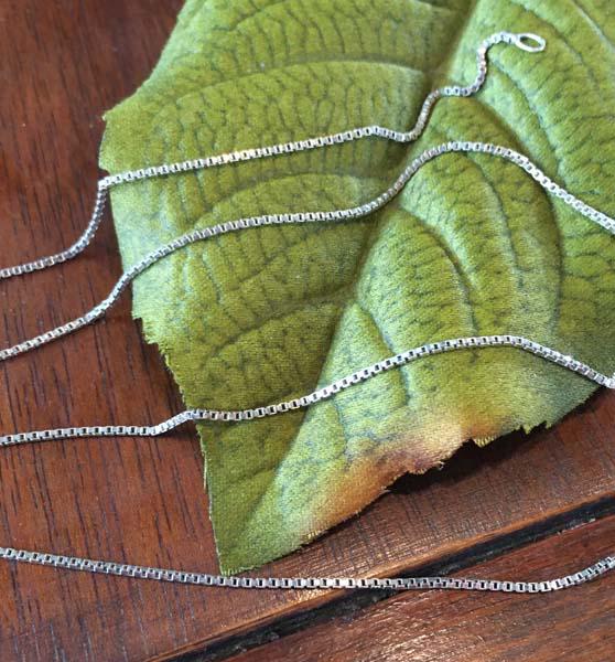 Sterling Silver Box Chain Necklace (1 of 2)