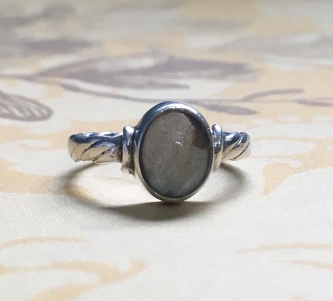 Sterling Silver Quartz Ring Sz 5 (1 of 5)
