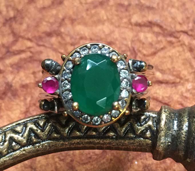 Sterling Silver Ring Sz 7.75 (1 of 8)