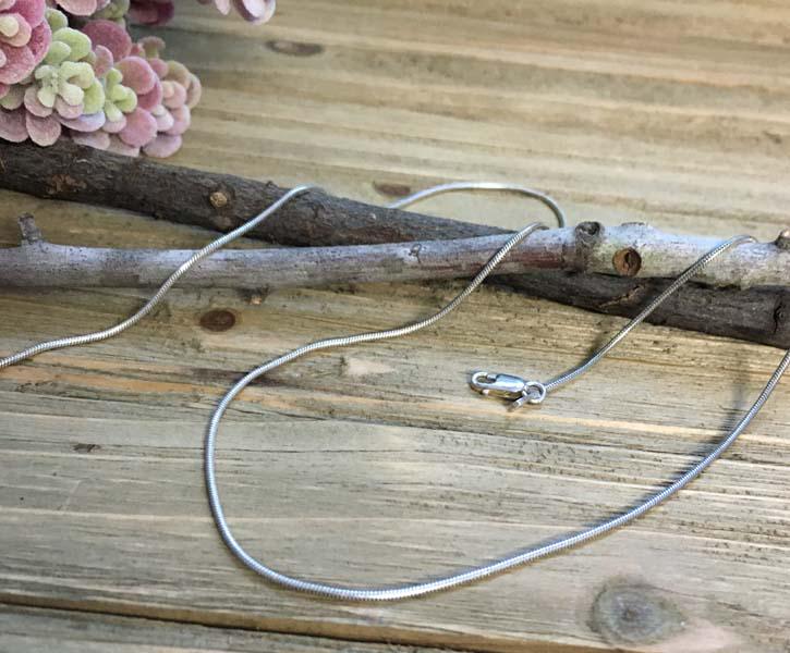 Sterling Silver Snake Chain Necklace (1 of 3)
