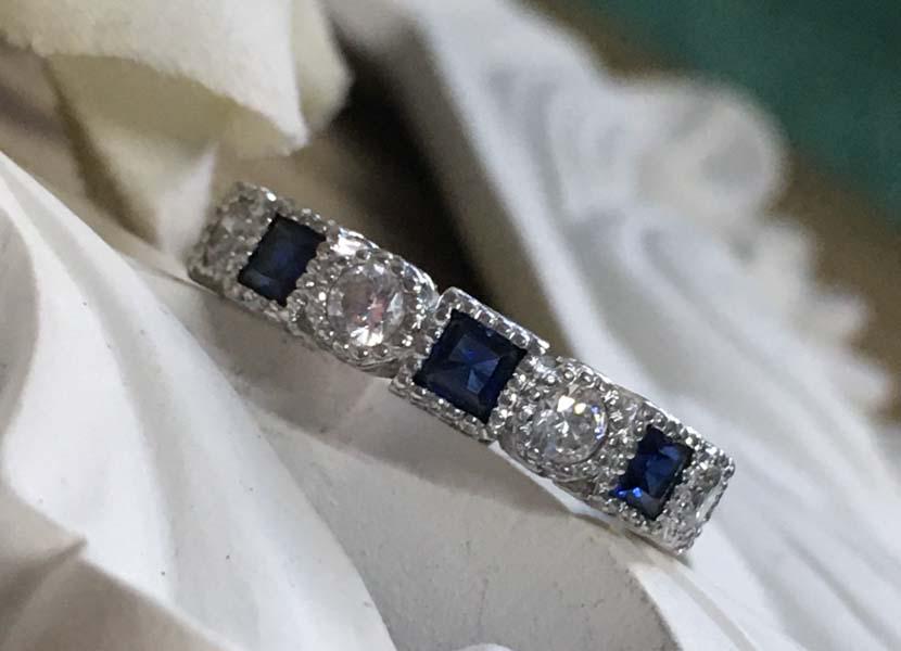 Sterling Silver Ring Sz 5: Item Details: sterling silver ring | Size: 5 | Measurement: 4mm width | Hallmarks & Stamps: 925 China CZ | Weight in grams: 3.1 grams | Shipping Time: Usually 2-5 Business Days | Shipping Rates: Shipp
