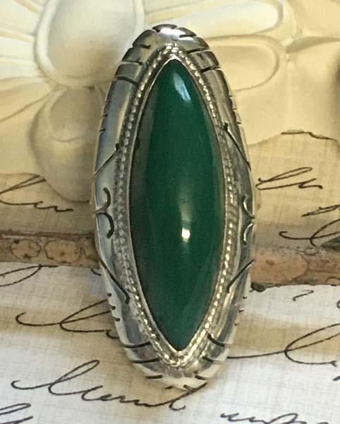 Signed RS Sterling Silver Ring Sz 6.25 (1 of 6)