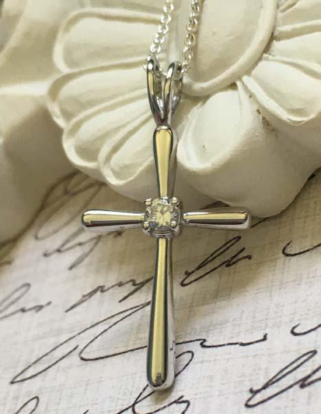 Sterling Silver Cross Necklace (1 of 5)