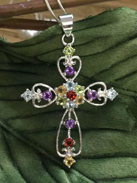 Sterling Silver Cross Necklace (1 of 5)