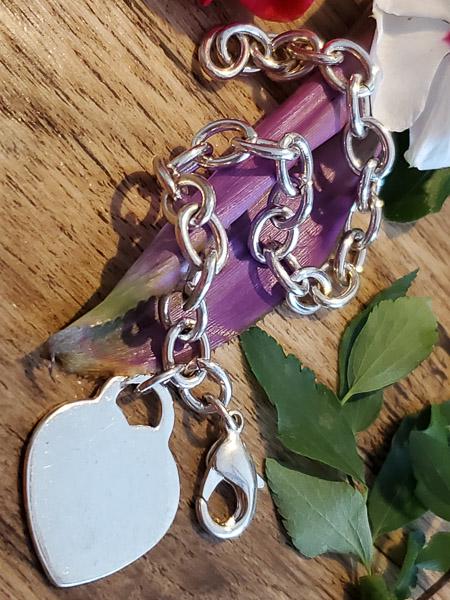 Sterling Silver Rolo Bracelet (1 of 5)