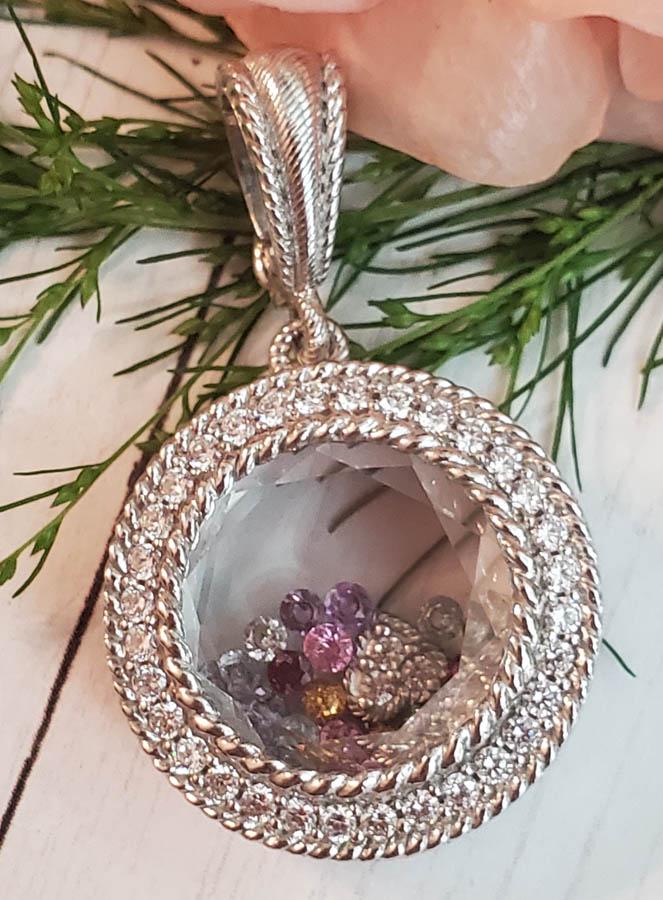 JUDITH RIPKA Sterling Silver Pendant (1 of 7)