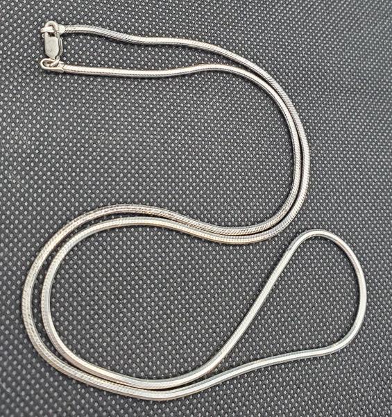 ITALY Sterling Silver Hexagon Snake Chain (1 of 2)