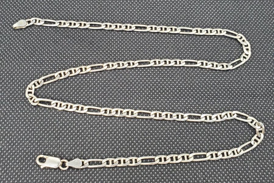 ITALY Sterling Silver Figaro Chain (1 of 3)