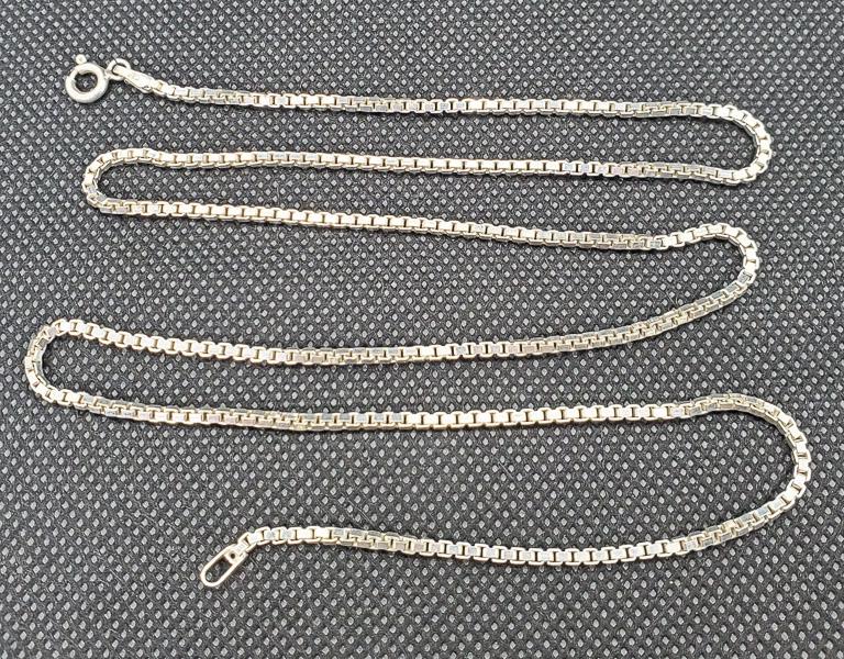ITALY Sterling Silver Box Chain (1 of 3)