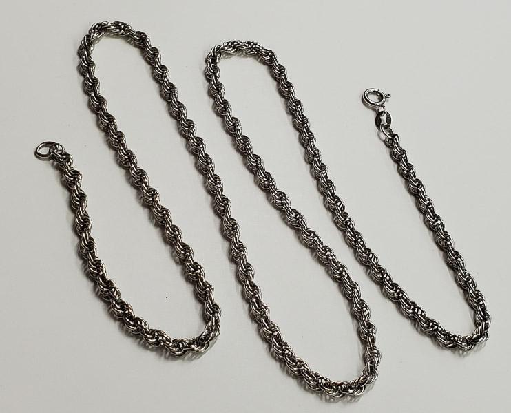 P.P.C. Sterling Silver Rope Chain (1 of 3)