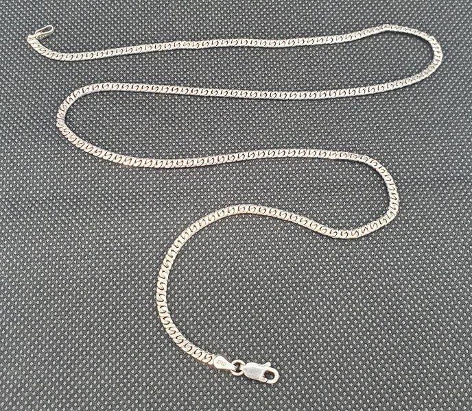 ITALY Sterling Silver Chain: ITALY Sterling Silver Chain Measures 20 inches long and 2.5 mm wide Shipping Time: Usually 2-5 Business Days Shipping Rates: Shipping rates start at $15 (US Only) for 2-3 Day Priority Mail, contact us