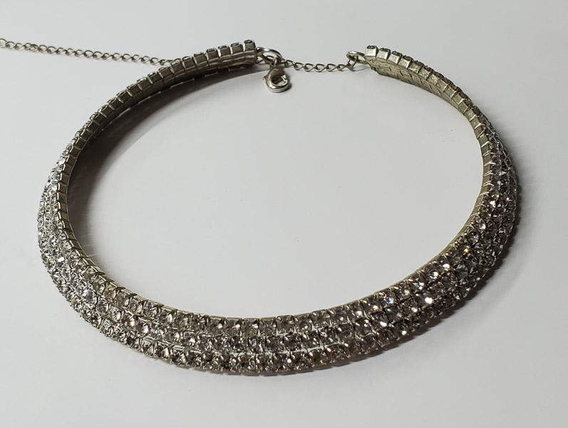 Vintage Rhinestone Collar Necklace (1 of 4)